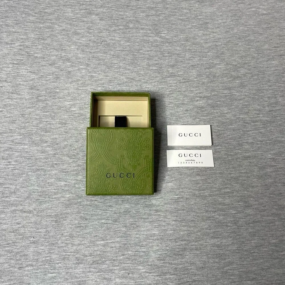GUCCI Authentic 3”x3” Empty Jewelry Necklace & Bracelet Gift Box